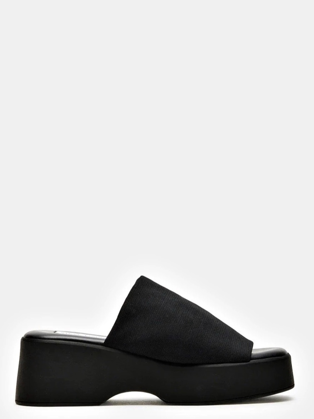 Dr. Martens Black Platform Mules